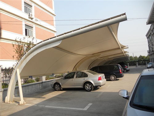 戈阳膜结构停车棚工程施工方案市场前景如何 新凯钢膜结构