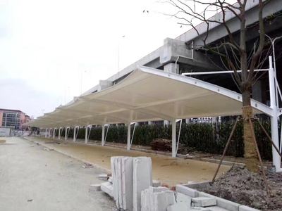 宁波膜结构宁波膜结构公司宁波张拉膜宁波停车蓬宁波停车棚丨宁波推拉棚