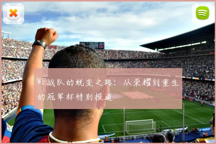 WE战队的蜕变之路:从荣耀到重生的冠军杯特别报道